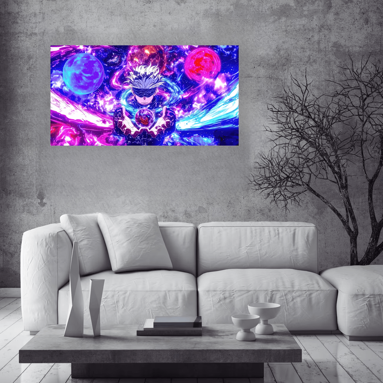 Póster de Arte de Pared Anime, Lienzo sin Marco de 40x75cm